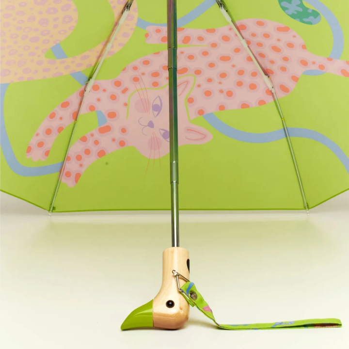 Original Duckhead - Compact Umbrella - Lime Arty Cats