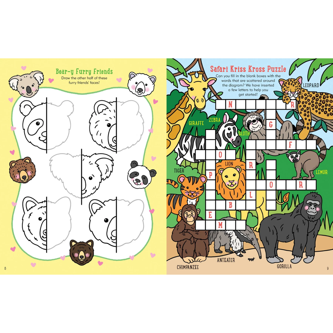 PETER PAUPER PRESS - ACTIVITY BOOK - FURRY FRIENDS
