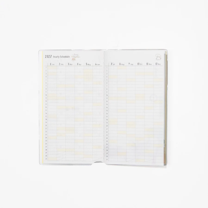 Midori - 2027 Slim Pocket Diary - Dog