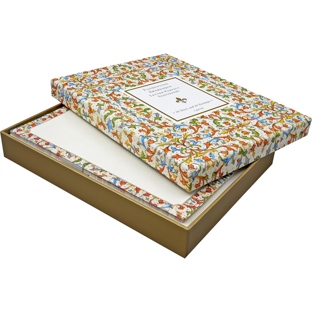 Peter Pauper Press - Letter-Perfect Stationery Box Set - Florentine Arabesque
