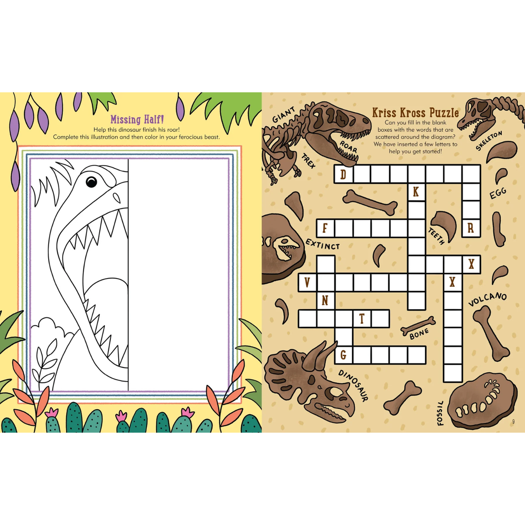 PETER PAUPER PRESS - ACTIVITY BOOK - DINOSAUR