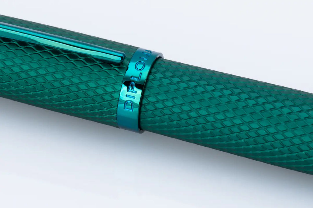 Diplomat - Viper Guilloche Ballpoint - Green
