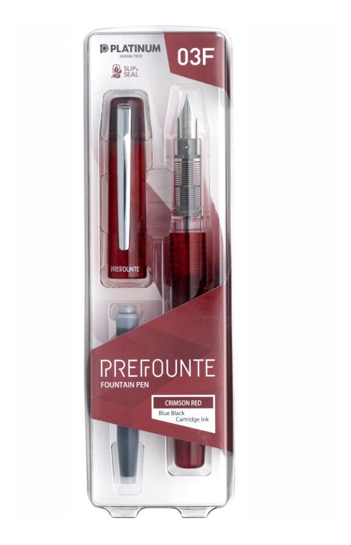 Platinum - Prefounte - Fountain Pen - Crimson Red