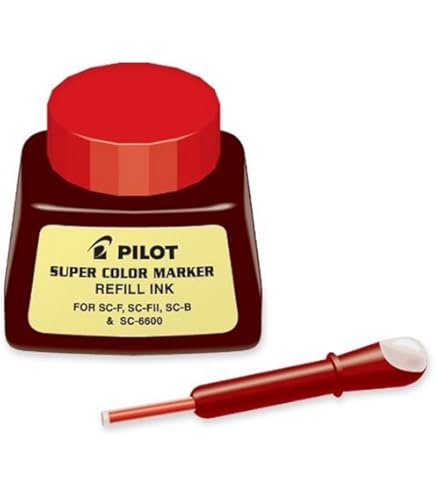 Pilot - Super Color Marker Refill Ink - Red