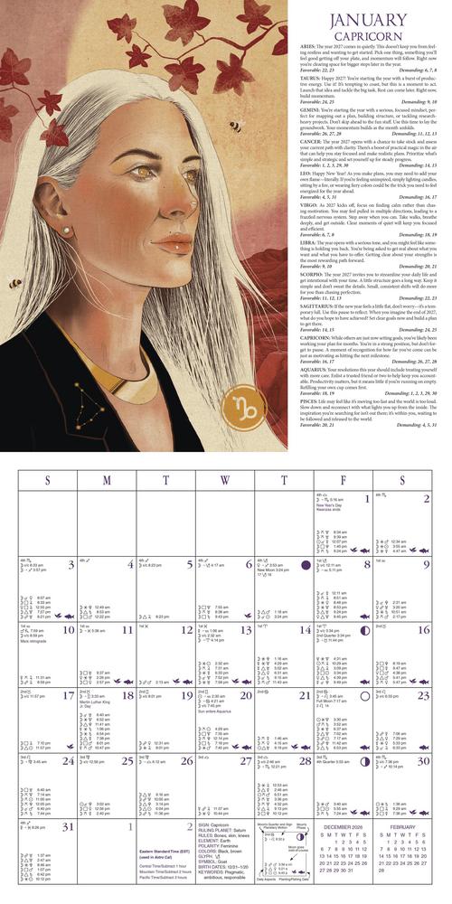 LLEWELLYN'S - 2027 Astrological Wall Calendar