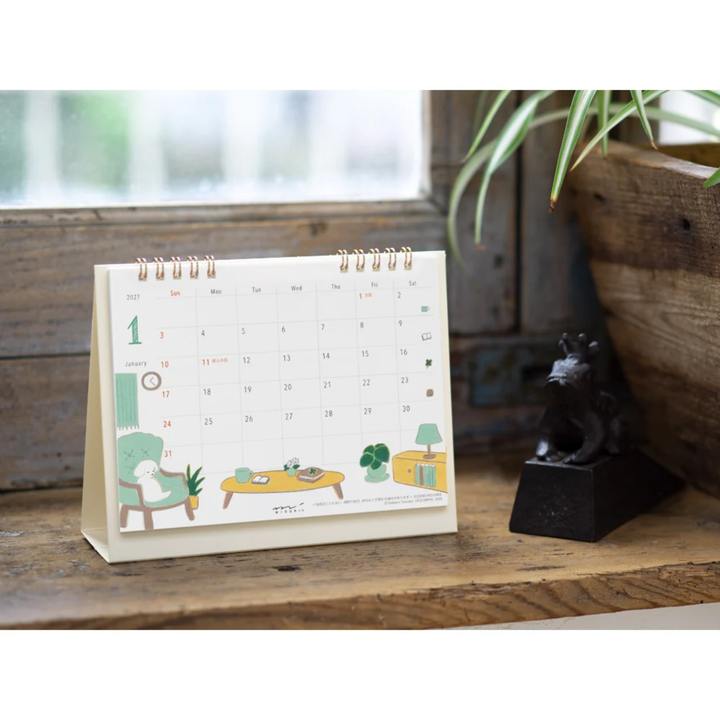 Midori - 2027 Ring Calendar - Dog