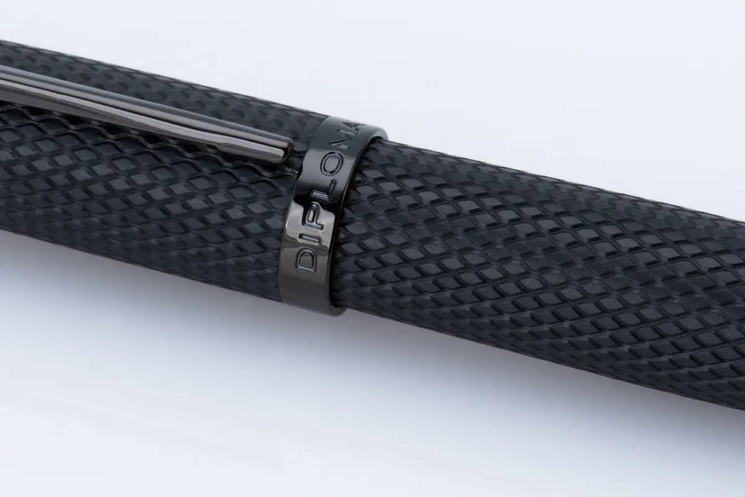 Diplomat - Viper Guilloche Ballpoint - Black