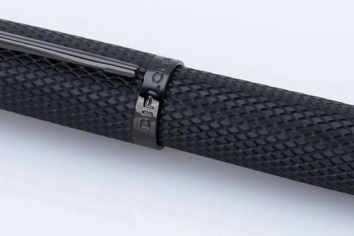 Diplomat - Viper Guilloche Ballpoint - Black