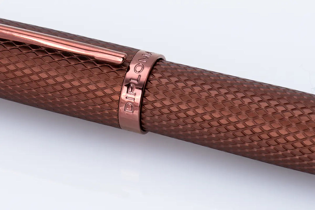 Diplomat - Viper Guilloche Ballpoint - Brown