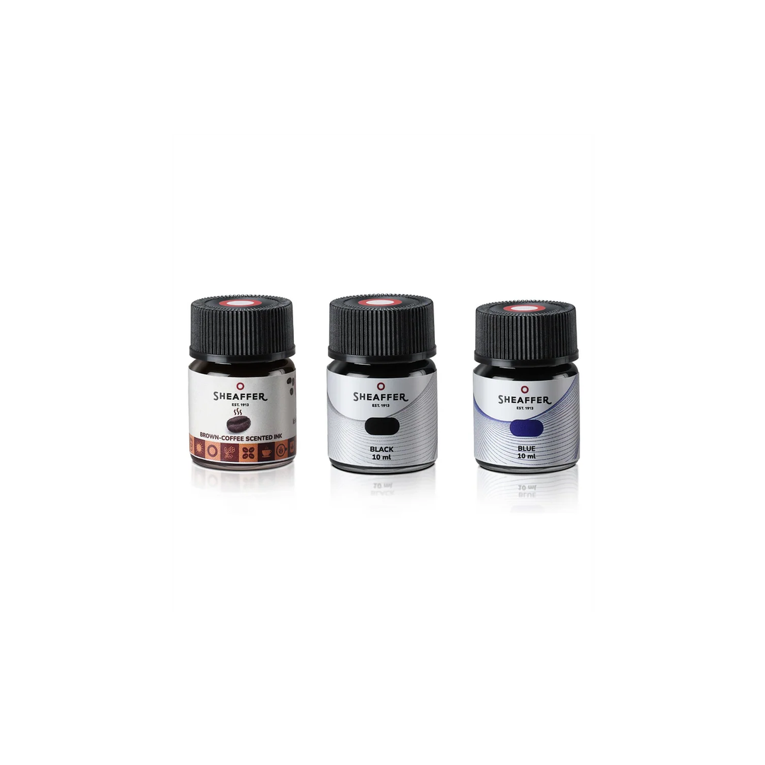 Sheaffer - Fountain Pen & 3x10ML Vial Inks- Sheaffer 100 Coffee