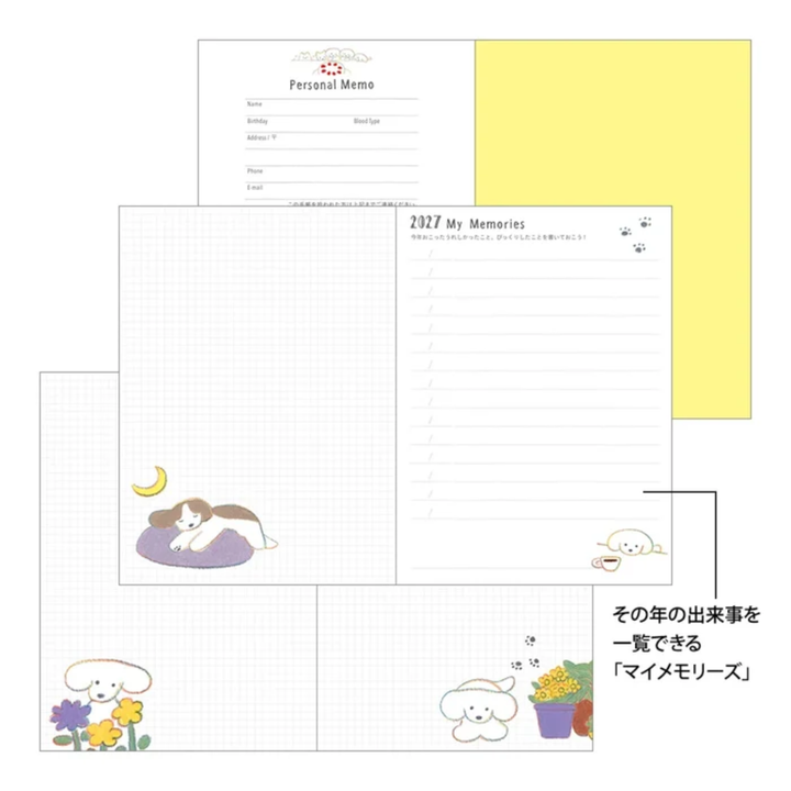 Midori - 2027 Pocket Diary - Dog