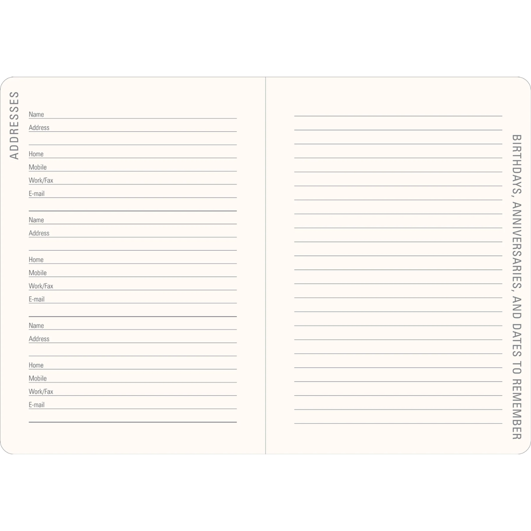 Peter Pauper Press - 2027 Weekly Planner - 16 Months Engagement Calendar - Gilded Branch