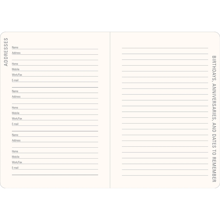 Peter Pauper Press - 2027 Weekly Planner - 16 Months Engagement Calendar - Gilded Branch
