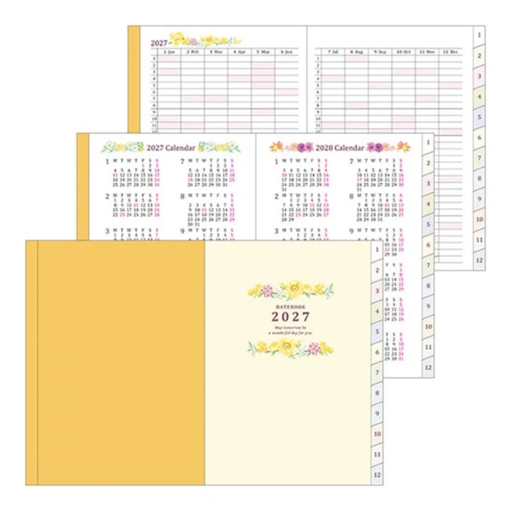 Midori - 2027 Pocket Diary - Country Time Flower