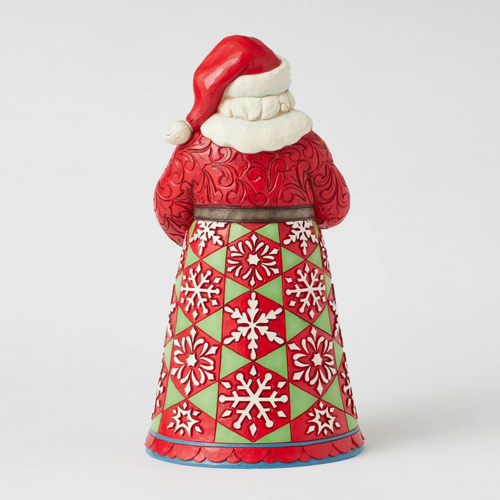 Jim Shore - Christmas Figurine - Holding Mini Snowman Globe