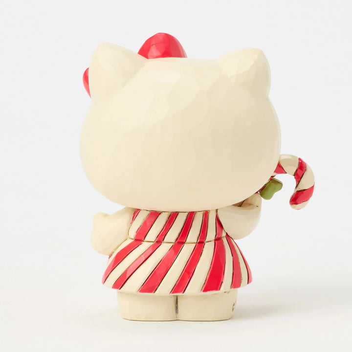 Jim Shore - Hello Kitty Christmas Mini Figure -  Candy Cane
