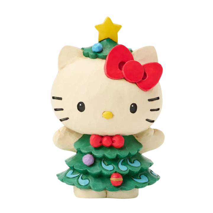 Jim Shore - Hello Kitty Christmas Mini Figure -  Christmas Tree