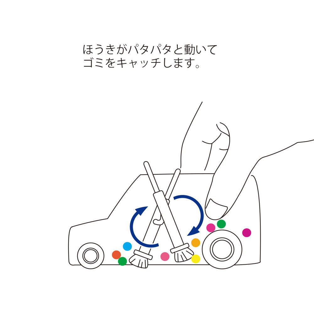 MIDORI - Mini Desk Dust Cleaner Pink