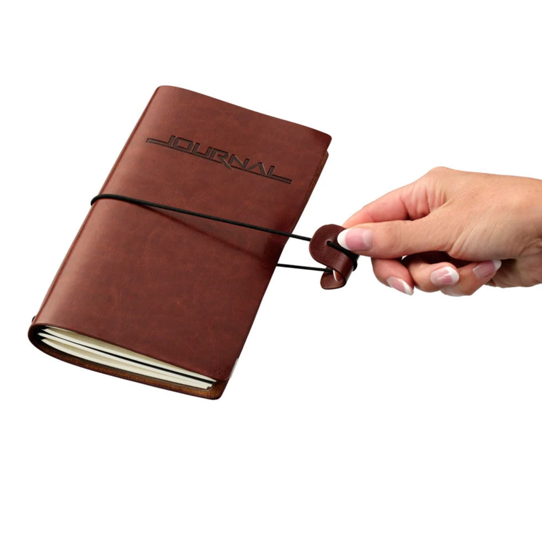 TROIKA - Travel Journal - 2 Notebooks with Leather Cover