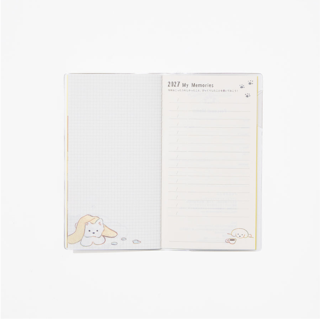 Midori - 2027 Slim Pocket Diary - Dog