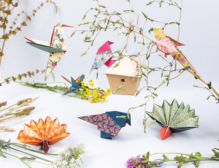 CLAIREFONTAINE - Origami Kit - 60 Sheets -  Birds