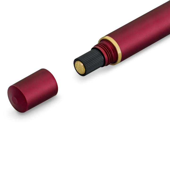 KAWECO - Piston AL Sport Fountain Pen - Solo | Bordeaux/Gold