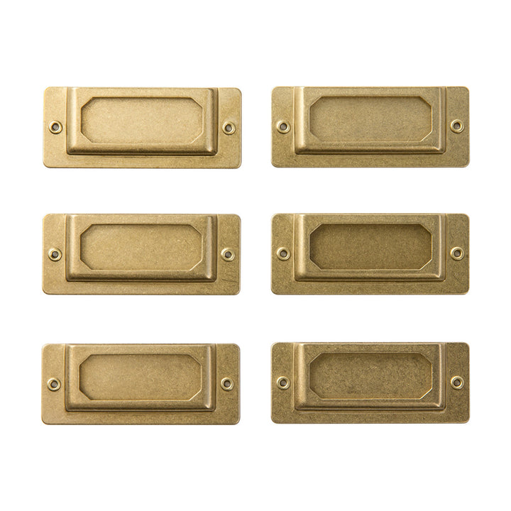 MIDORI - Brass Label Plate