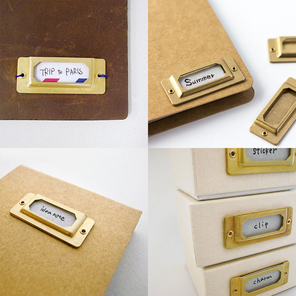 MIDORI - Brass Label Plate