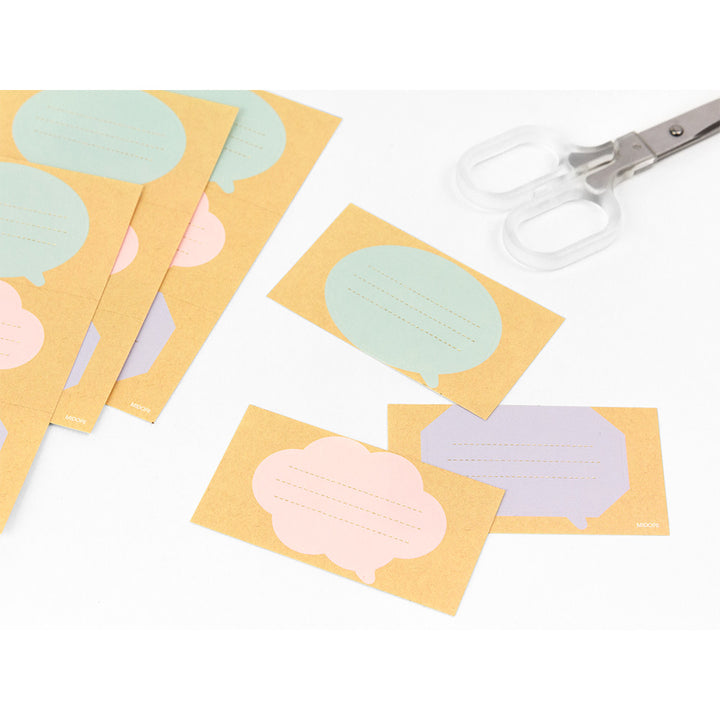 MIDORI - Paper Craft Museum Sticker 2440 | Label Pattern Balloon