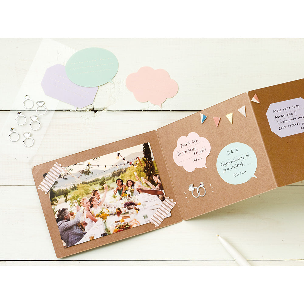 MIDORI - Paper Craft Museum Sticker 2440 | Label Pattern Balloon