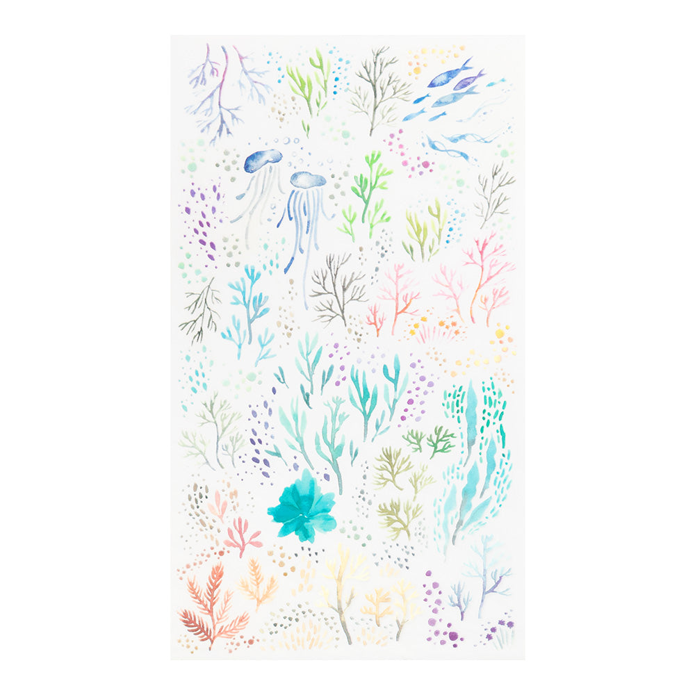 Midori - Transfer Sticker - 2636 - Watercolor Sea