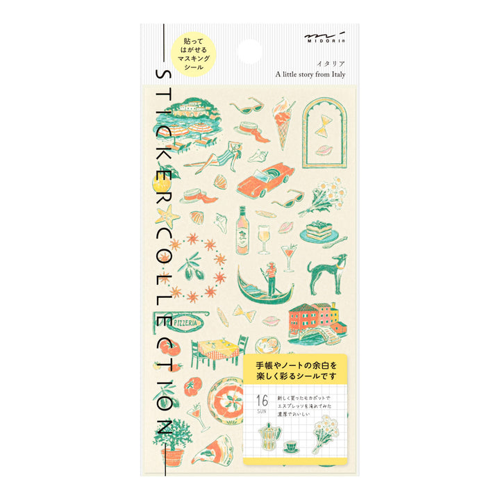 Midori - Sticker Sheet 2712 - Italian Motifs