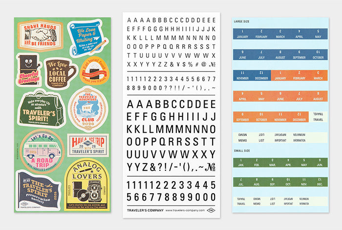 Traveler's Notebook - 2026 Customized Sticker Set