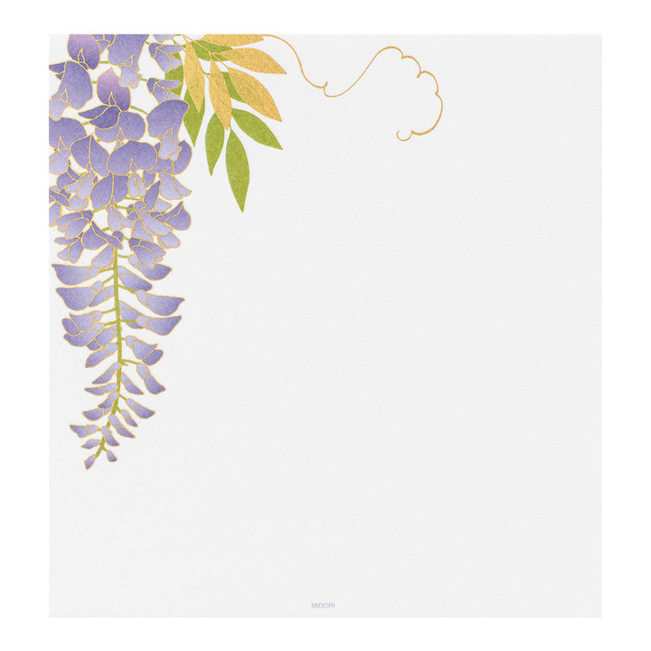 Midori - Letter Pad 951 - Silk-Printing Set - Wisteria S2