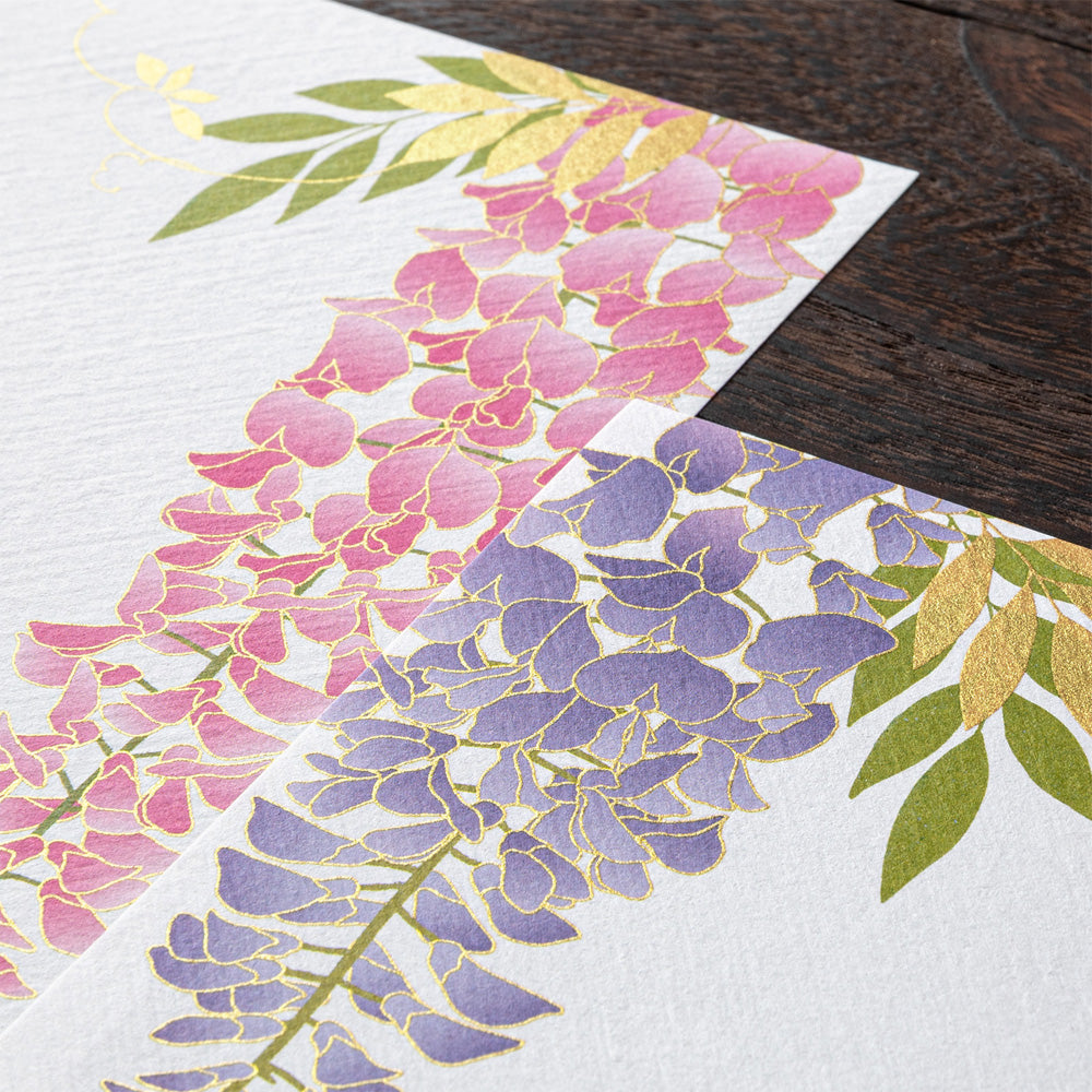 Midori - Letter Pad 951 - Silk-Printing Set - Wisteria S2