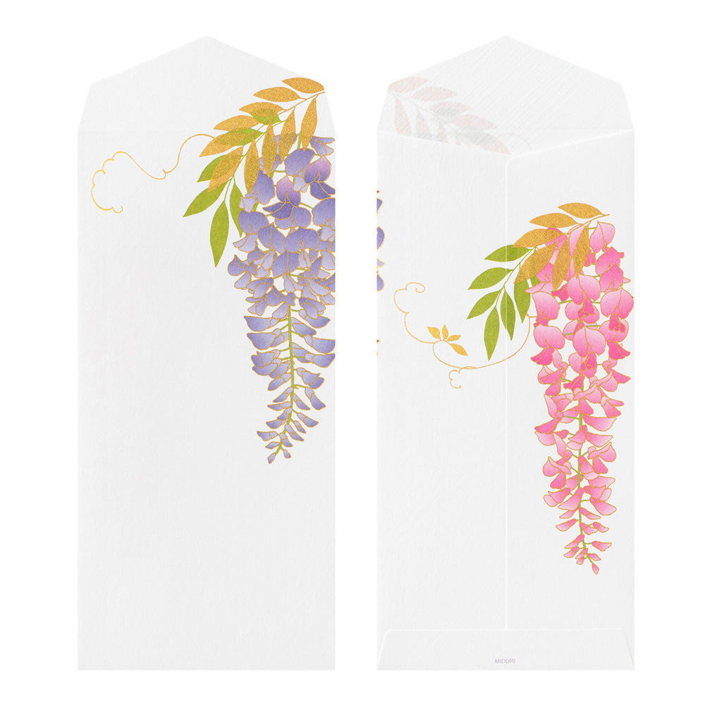 Midori - Envelope 952 - Silk-Printing Wisteria S2