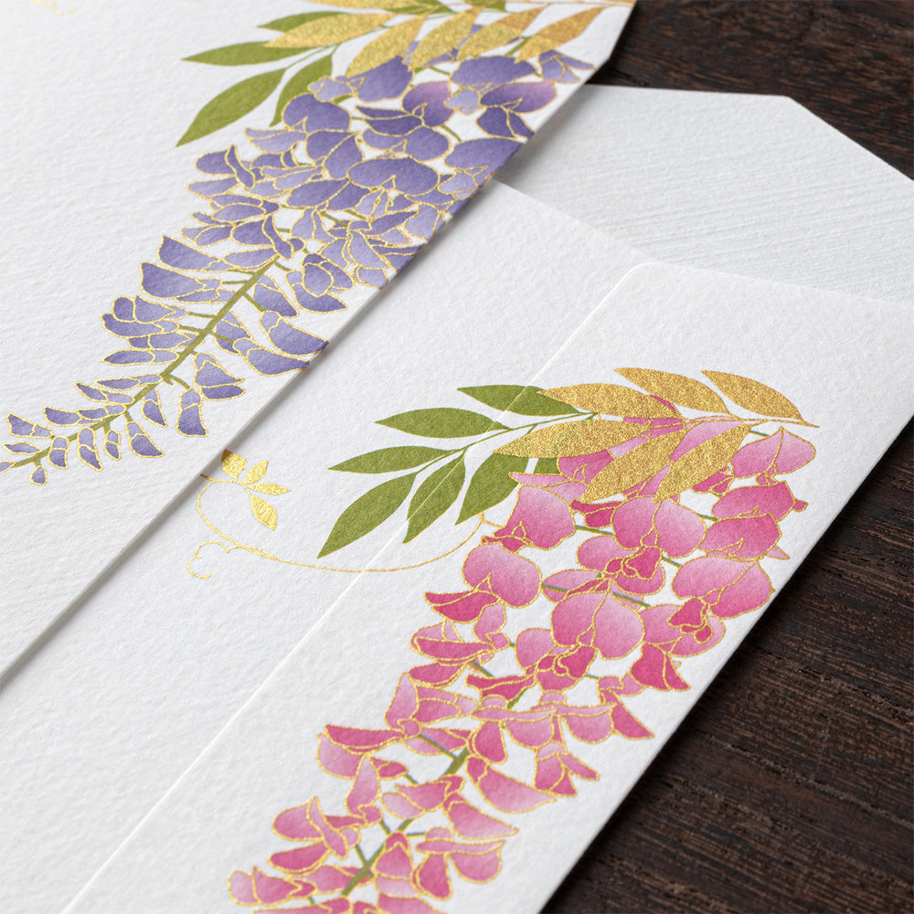 Midori - Envelope 952 - Silk-Printing Wisteria S2