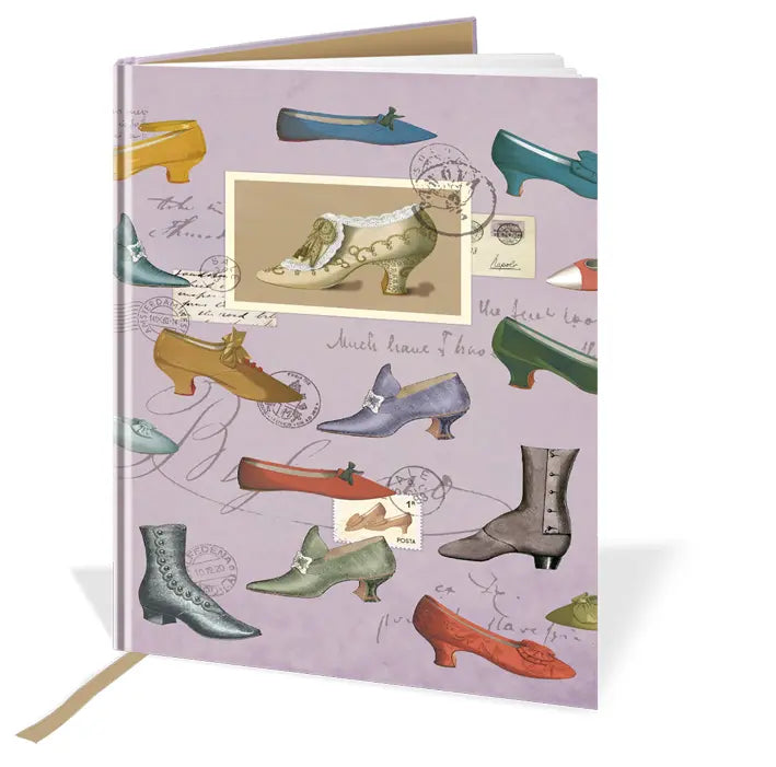 Quire Publishing - Hardcover A4 Notebook - Shoes