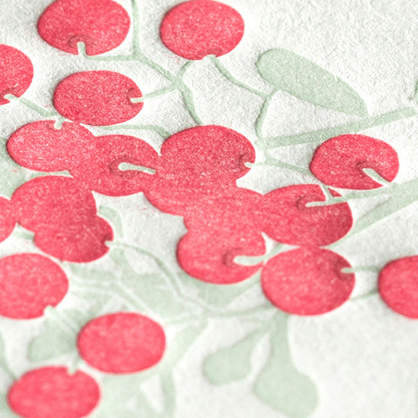 Midori - Letter Set  - Press Bouquet Red