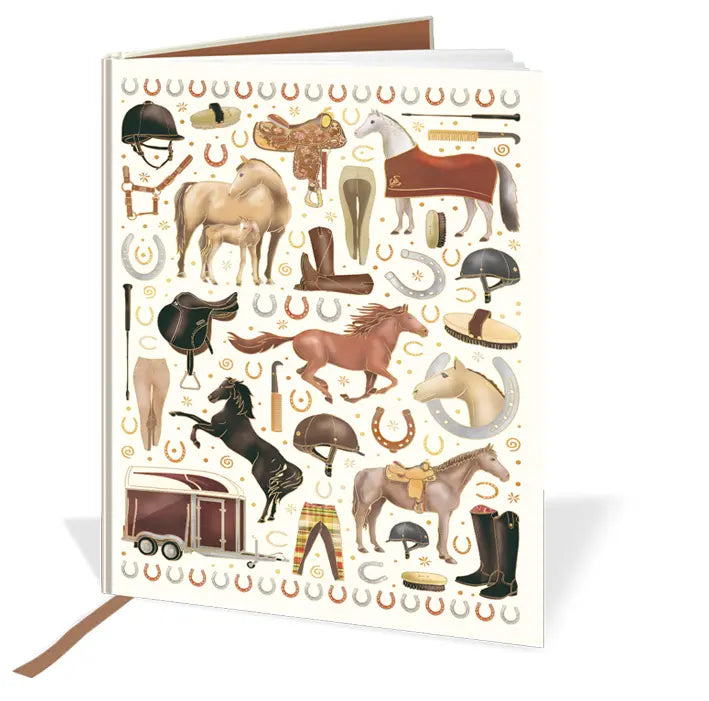 Quire Publishing - Hardcover A4 Notebook - Horses