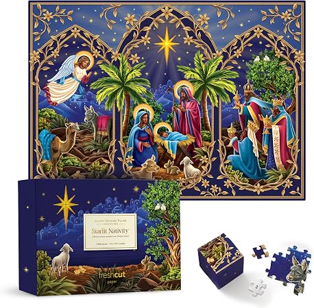 freshcut paper - Puzzle Advent - Starlit Nativity