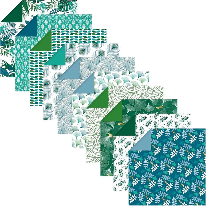 Clairefontaine - Origami Kit - 60 Sheets - Vegetal Chic