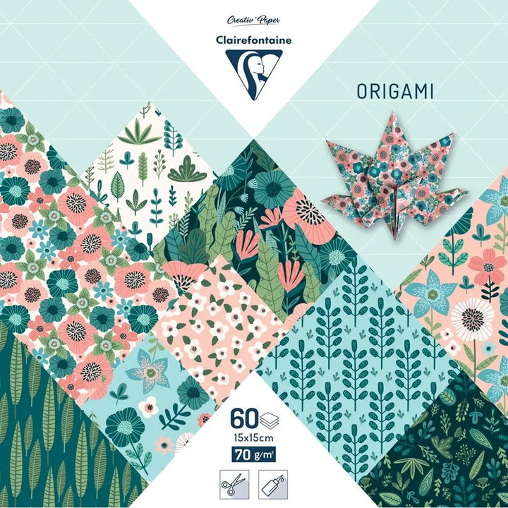 Clairefontaine - Origami Kit - 60 Sheets - Herbarium