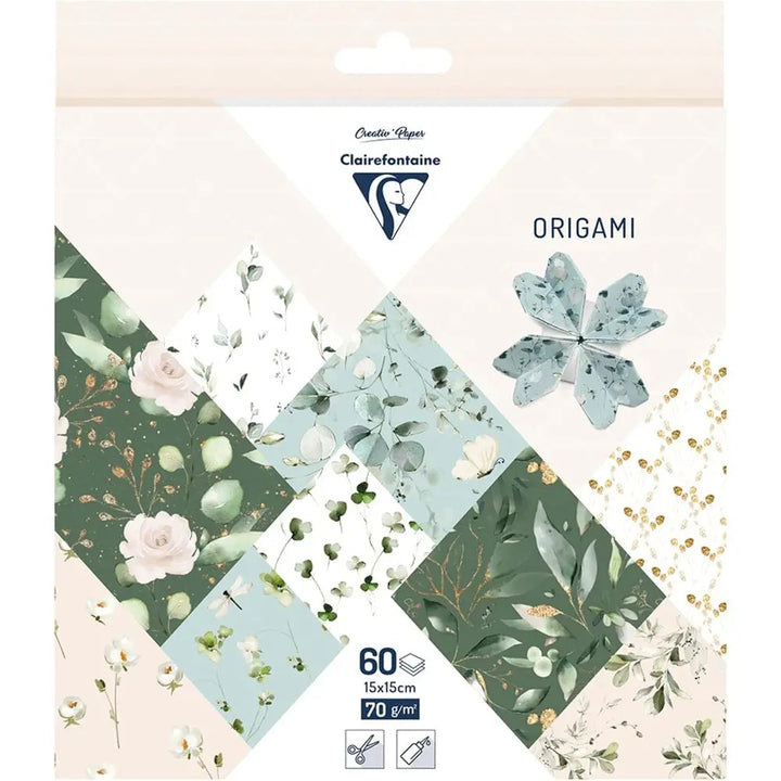 Clairefontaine - Origami Kit - 60 Sheets - Romantic