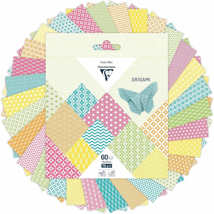 Clairefontaine - Origami Kit - 60 Sheets - Case Garden