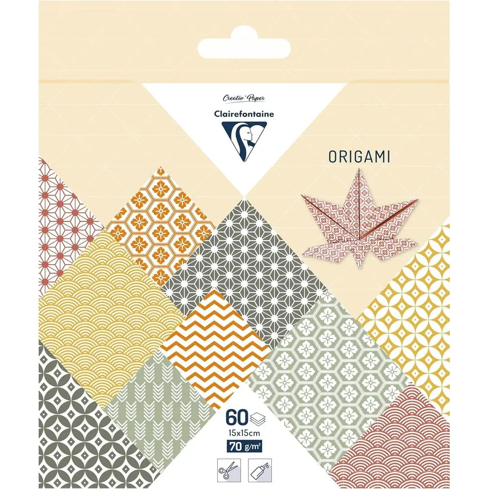 Clairefontaine - Origami Kit - 60 Sheets - Autumn