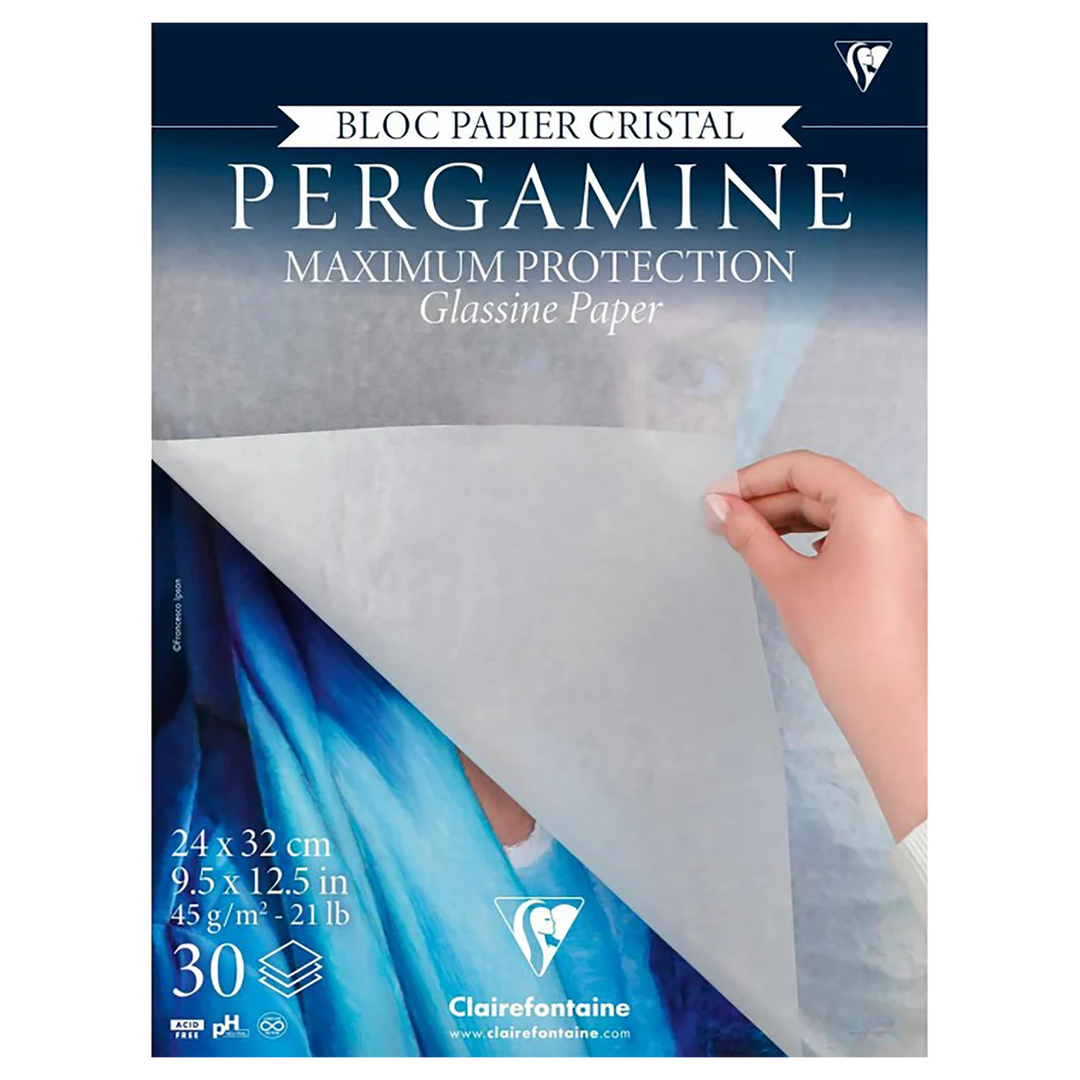 Clairefontaine - Glassine Paper Pad - 30 Sheets - 24x32cm