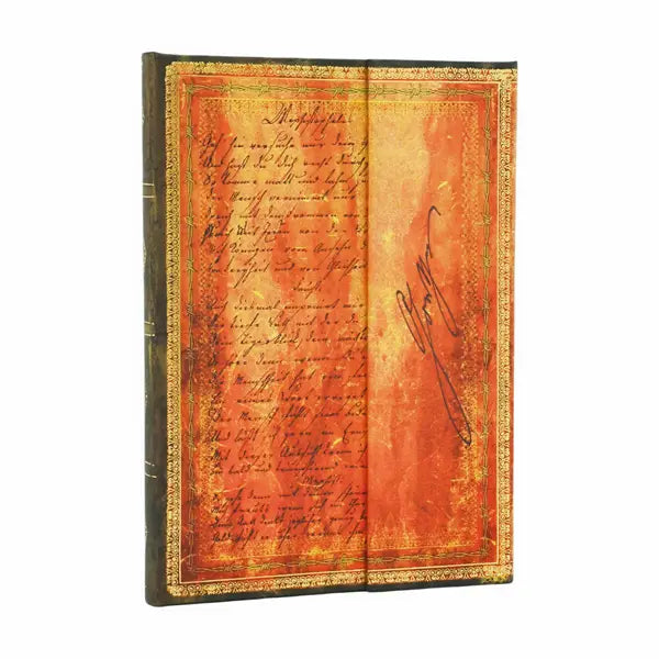 Paperblanks - Midi Hardcover Journal - Lined - Embellished Manuscript Collection - Goethe, Faust