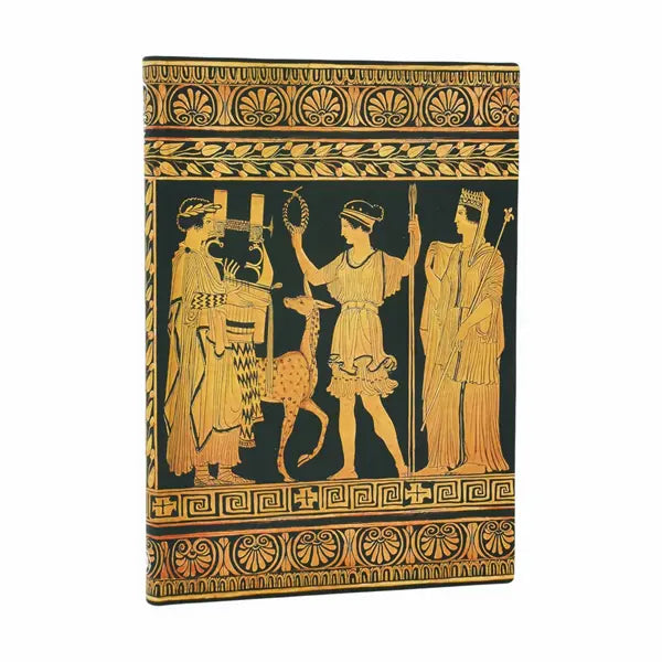 Paperblanks - Midi Softcover Journal - Lined - Ancient Greek Pottery - Gathering of Deities