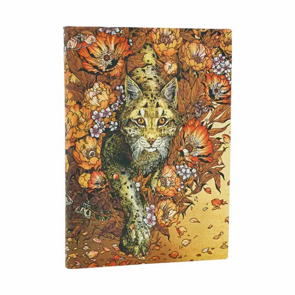 Paperblanks - Midi Softcover Journal - Lined - Erica Williams Art - Lynx Rising